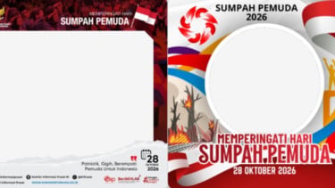 10 Link Twibbon Hari Sumpah Pemuda 2026, Cocok untuk Meriahkan Media Sosial