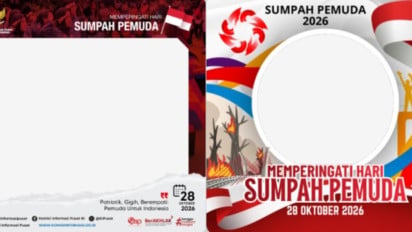 10 Link Twibbon Hari Sumpah Pemuda 2026, Cocok untuk Meriahkan Media Sosial
