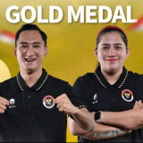 Sejarah Tercipta di Nagoya Usai Berhasil Ratri/Hikmat Bawa Pulang Medali Emas Asian Para Games 2026