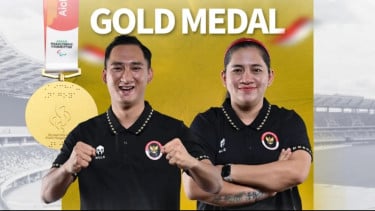 Sejarah Tercipta di Nagoya Usai Berhasil Ratri/Hikmat Bawa Pulang Medali Emas Asian Para Games 2026