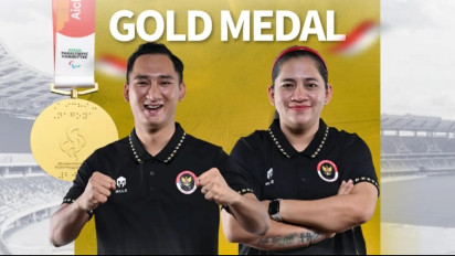 Sejarah Tercipta di Nagoya Usai Berhasil Ratri/Hikmat Bawa Pulang Medali Emas Asian Para Games 2026