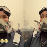 Air Mata Zaskia Adya Mecca Jatuh di Tengah Karhutla Palangkaraya, Sampai Tak Bisa Berkata-kata