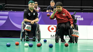 Masih Unbeaten! Tim Boccia Beregu Campuran Indonesia Tantang Thailand di Babak Final Asian Para Games 2026