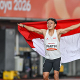 Tutup Kran Pundi Medali Atletik Asian Para Games 2026 dengan Emas, Partin Muslihin Cetak Rekor  