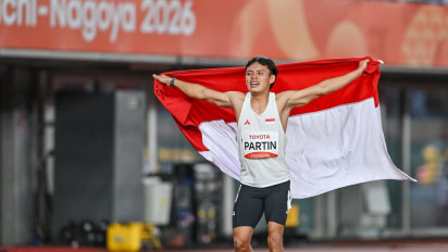 Tutup Kran Pundi Medali Atletik Asian Para Games 2026 dengan Emas, Partin Muslihin Cetak Rekor  