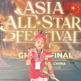 Bocah 8 Tahun Asal Yogyakarta Harumkan Nama Indonesia, Raih Medali Emas di Ajang Asia All Star Festival China