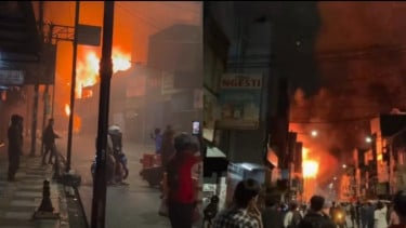 Kebakaran Hebat di Pertokoan Suryakencana Bogor, Warga Saling Bantu Selamatkan Barang Dagangan