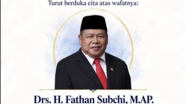 Innalillahi Anggota VI BPK Fathan Subchi Tutup Usia