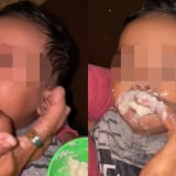 Viral Anak Batita Disuapi Bubur dengan Jari hingga Tersedak, Ibu dan Nenek Hanya Tertawa, Netizen: Gak Lucu