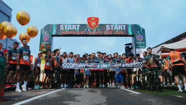 HUT Ke-79 Korpasgat Batalyon Parako 463 Pasgat Gelar Korpasgat Charity Run
