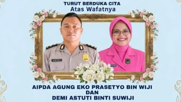 Aipda Agung Eko Prasetyo dan Istri Tewas dalam Kecelakaan Maut di Tol Lampung