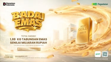 Siap-siap Bawa Pulang Emas! Pegadaian Tebar Hadiah Spesial 1,88 Kg Lewat "Badai Emas 2026"