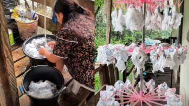Viral Seorang Ibu Cuci Pampers Bekas untuk Dipakai Lagi, Sudah Dihujat Netizen tapi Tetap Tak Peduli