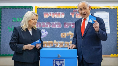 Partisipasi Pemilu Israel Meningkat, Netanyahu vs Eisenkot Bersaing Ketat Menurut Exit Poll