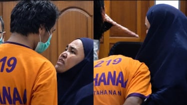 Tangis Pilu Istri Sah Pecah saat Peluk Tersangka Pembunuhan Ibu dan Anak di Madiun, Dwi Bagus sampai Bersujud