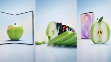 Samsung Sindir iPhone Duo Lewat Iklan Apel Gagal Melipat, Galaxy Z Fold 8 Diklaim Lebih Tipis
