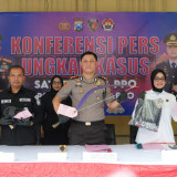 Polresta Sidoarjo Amankan Tiga Tersangka Aksi Pembacokan Anak Bawah Umur