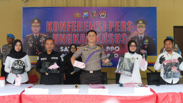 Polresta Sidoarjo Amankan Tiga Tersangka Aksi Pembacokan Anak Bawah Umur