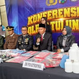 91 Orang Terlibat dalam 71 Kasus Peredaran Narkotika di Tulungagung, Lebih dari 800 Gram Sabu Diamankan