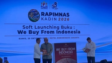 Buku "We Buy from Indonesia" Soft Launching di Pembukaan Rapimnas Kadin 2026