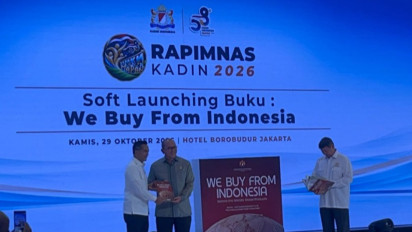 Buku "We Buy from Indonesia" Soft Launching di Pembukaan Rapimnas Kadin 2026