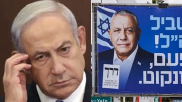 Hasil Exit Poll Pemilu Israel: Netanyahu dan Eisenkot Sama-Sama Buntu Gagal Raih Angka Mayoritas Mutlak