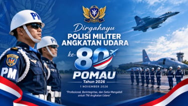 10 Ucapan Selamat HUT ke-80 POMAU Tahun 2026, Cocok untuk Story WhatsApp, Instagram, Facebook