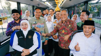 Gubernur Khofifah Resmikan Bus Trans Jatim Koridor II Malang Raya, Gratis Sepekan untuk Masyarakat dan Semua Koridor bagi Penyandang Disabilitas
