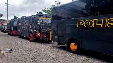 Pascabentrok Kawasan DPRD DIY Masih dalam Pengamanan Personel Brimob