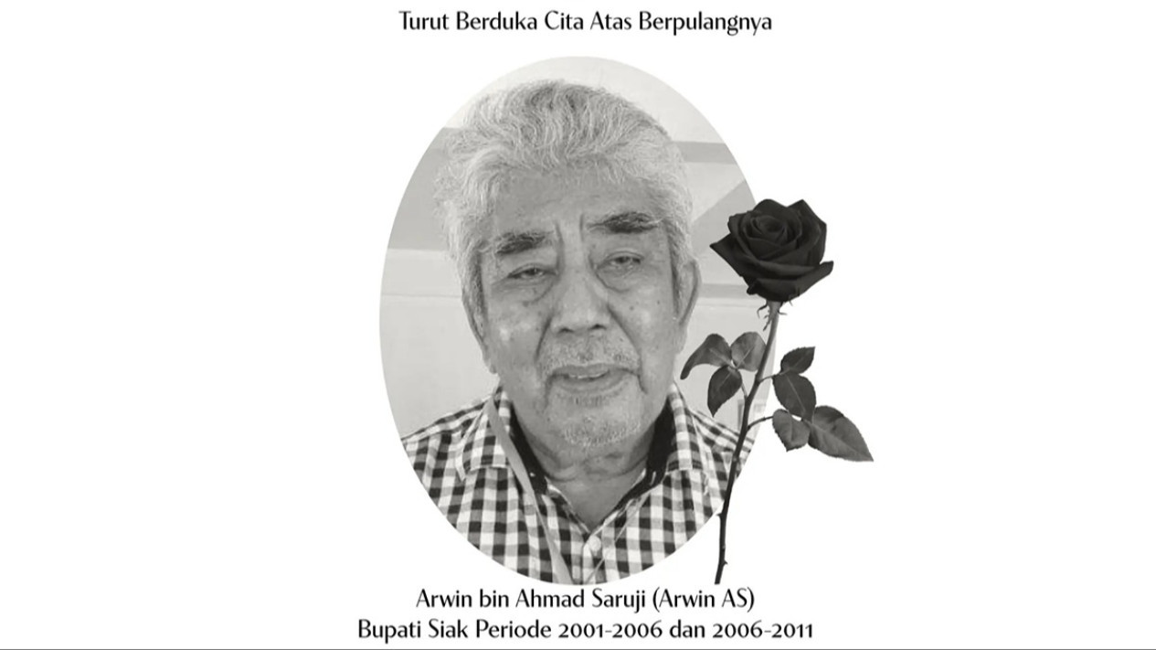 Kabar Duka, Mantan Bupati Siak Dua Periode Arwin AS Meninggal Dunia
            - galeri foto