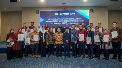 Perkuat Kualitas Advokat, Peradi Profesional Gandeng 43 Kampus Muhammadiyah
