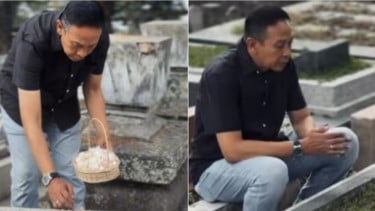 Usai Lepas Masa Duda, Wali Kota Malang Wahyu Hidayat Langsung Ziarah ke Makam Almarhumah Istri